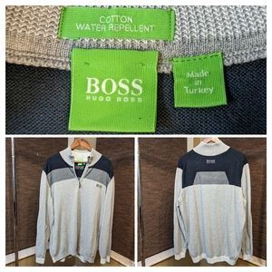 Hugo Boss Sweater - Zelchior Pro - Grey and Black - XXL